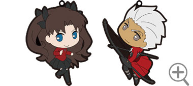 「凛&アーチャー」描き下ろしSDラバーストラップ」