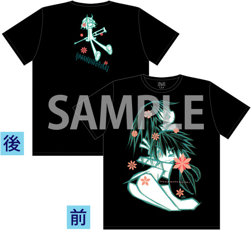 「ウエダハジメ描き下ろし　神原駿河＆戦場ヶ原ひたぎ　Tシャツ」