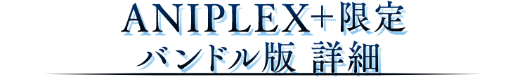 ANIPLEX+限定バンドル版 詳細