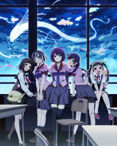 アニプレックス会場限定ポスター 物語シリーズ アニメジャパン2014＆2015 アニメ『〈物語〉シリーズ オフ＆モンスターシーズン』2024年