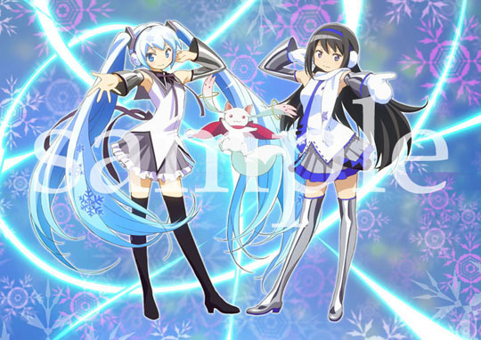 SNOW MIKU 2015」と「劇場版 魔法少女まどか☆マギカ ［新編